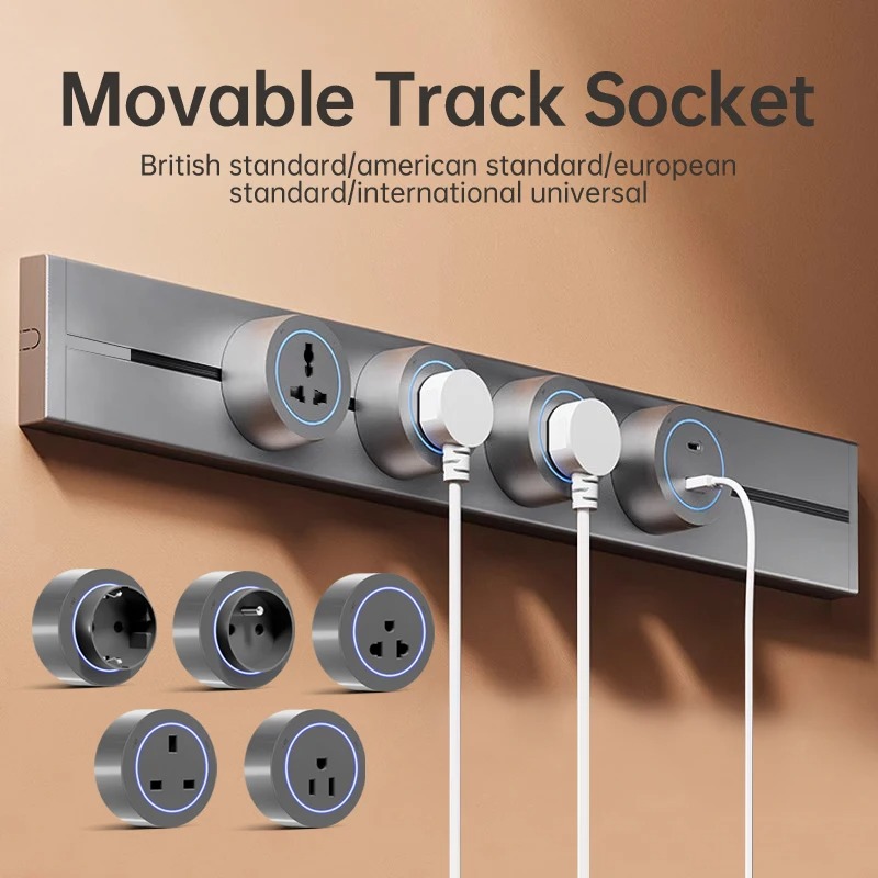 Commercial Kitchen Swing Door - Prise murale cachée Rail d'alimentation 40cm
