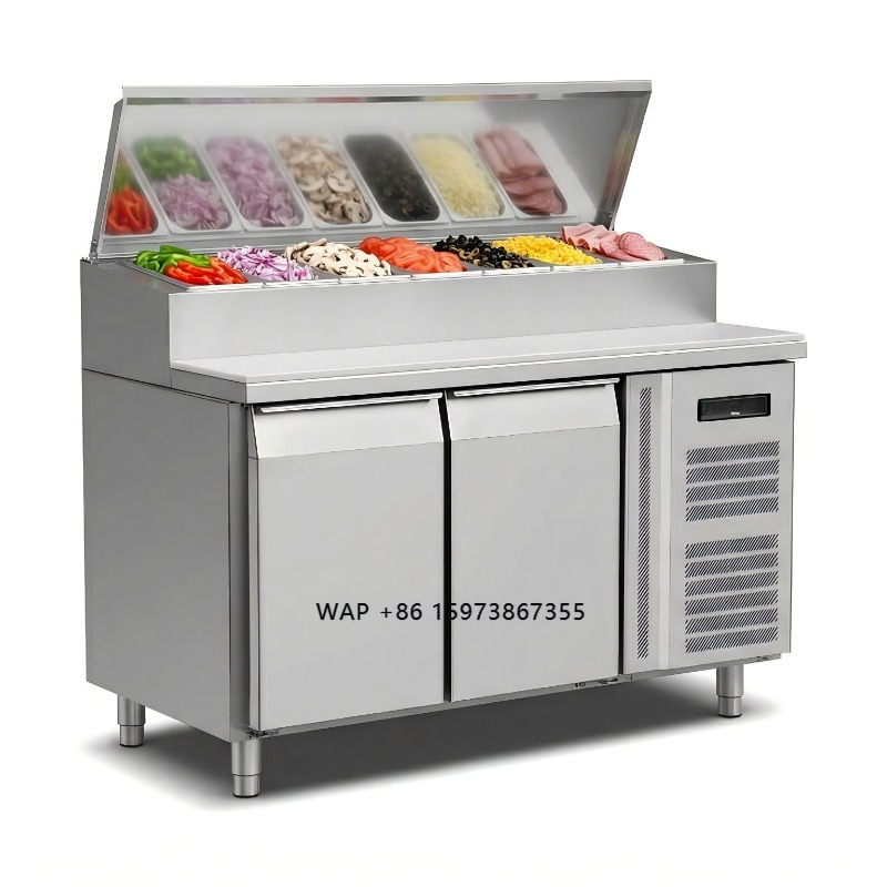 Commercial Kitchen Prep Table - Réfrigérateur de préparation OEM à 2