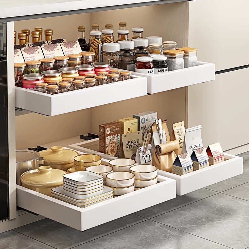 Commercial Kitchen Swing Door - 1-2 pièces Étagère de rangement de