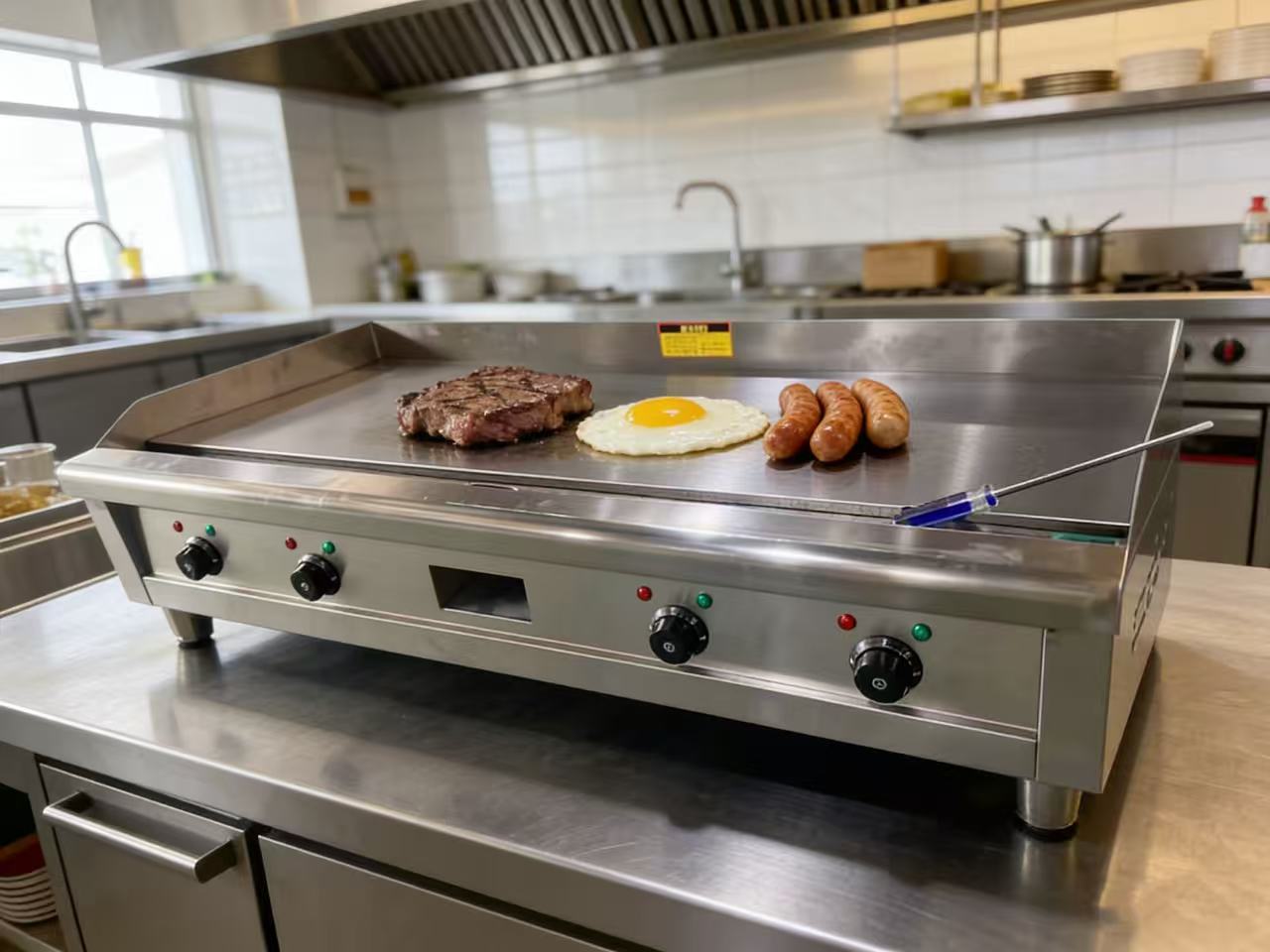 Grill électrique commercial à  - Electric Griddle Flat Top avis et prix