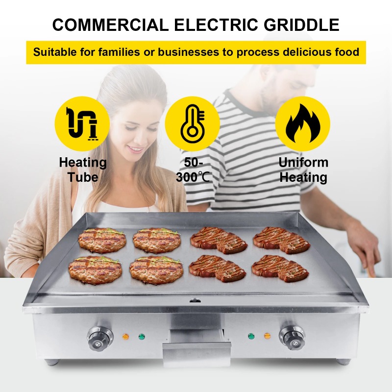 Plaque chauffante électrique c - Electric Griddle Flat Top avis et prix