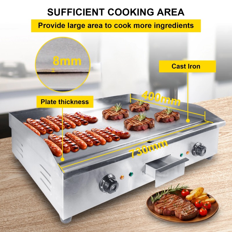 Plaque chauffante électrique c - Electric Griddle Flat Top avis et prix