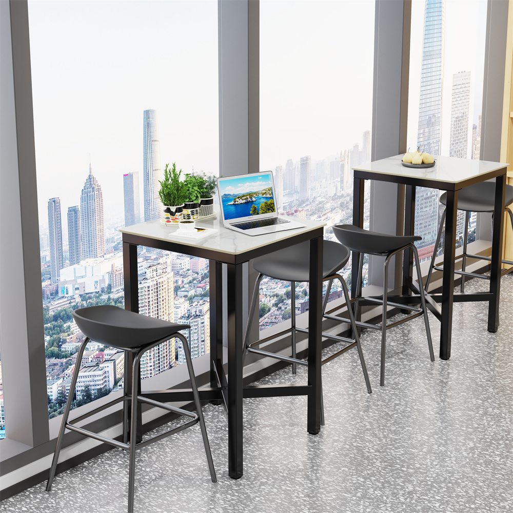 Table de bar carrée LUVODI de  - Commercial Kitchen In Home avis et prix
